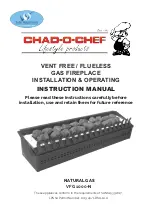 CHAD-O-CHEF VFG 1000-N Installation & Operating Instruction Manual preview