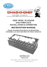 Preview for 1 page of CHAD-O-CHEF VFG 600-N Installation & Operating Instruction Manual