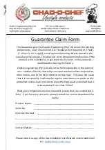 Preview for 11 page of CHAD-O-CHEF VFG 600-N Installation & Operating Instruction Manual