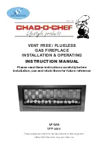 Preview for 1 page of CHAD-O-CHEF VFP 1000 Installation & Operating Instruction Manual