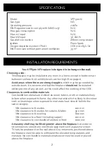 Preview for 5 page of CHAD-O-CHEF VFP 500-N Installation & Operating Instruction Manual