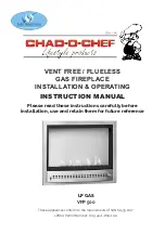 CHAD-O-CHEF VFP 500 Installation & Operating Instruction Manual preview