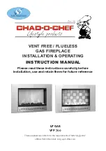 CHAD-O-CHEF VFP 700 Installation & Operating Instruction Manual preview