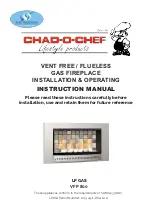 CHAD-O-CHEF VFP 800 Installation & Operating Instruction Manual preview