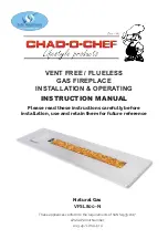 CHAD-O-CHEF VFSL800-N Installation & Operating Instruction Manual preview