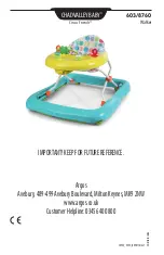 Chad Valley Baby Circus Friends 603/8760 Manual preview