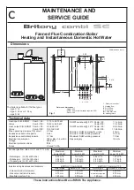 Chaffoteaux & Maury Britony Combi SE Maintenance And Service Manual preview