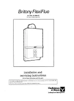 Chaffoteaux & Maury Britony FlexiFlue Installation And Servicing Instructions preview