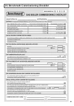 Preview for 61 page of Chaffoteaux & Maury Minima HE System 24 Nat Installation, Servicing And Operation Manual