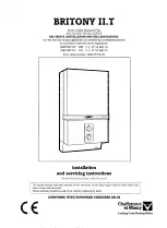 CHAFFOTEAUX Brittony II.T Installation And Servicing Instructions предпросмотр