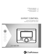 CHAFFOTEAUX EXPERT CONTROL Assembly And Operation Instructions Manual preview