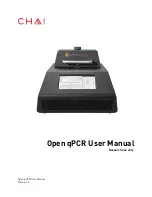 Chai Open qPCR User Manual preview
