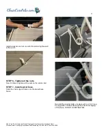 Preview for 4 page of Chair Care Patio Homecrest series Installation Instructions