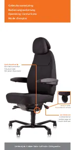 Preview for 1 page of Chairsupply Office A381 Operating Instructions