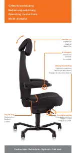 Preview for 2 page of Chairsupply Office A381 Operating Instructions