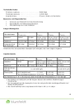 Предварительный просмотр 6 страницы Chal-tec Blumfeldt 10031387 Manual