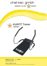 Предварительный просмотр 1 страницы Chal-tec KLARFIT 10004607 Manual