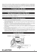 Предварительный просмотр 4 страницы Chal-tec Klarstein 10027094 Manual