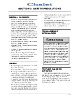 Preview for 15 page of CHALET 26PR User Manual