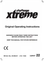 Challenge Xtreme 3403842 Original Operating Instructions предпросмотр