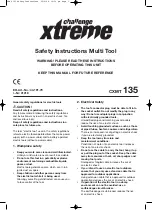 Предварительный просмотр 1 страницы Challenge Xtreme CXMT 135 Safety Instructions