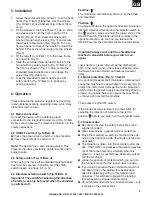 Предварительный просмотр 9 страницы Challenge Xtreme CXSS 2540 Operating Instructions Manual