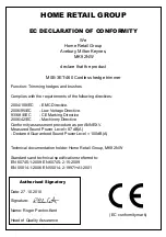 Предварительный просмотр 8 страницы Challenge Xtreme M0E-3ET-460 Operating Instructions Manual