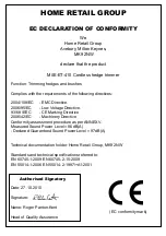 Preview for 8 page of Challenge Xtreme M0E-ET-410 Operating Instructions Manual