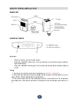 Preview for 4 page of Challenge 12 LITRE DEHUMIDIFIER Instruction Manual