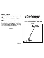 Challenge CGT180 Instruction Manual предпросмотр