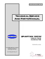 Preview for 2 page of Challenge SPARTAN 150 M Technical Service And Parts Manual