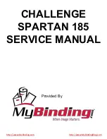 Предварительный просмотр 1 страницы Challenge SPARTAN 185 Service Manual