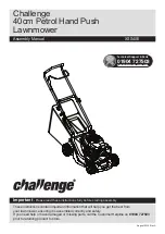 Предварительный просмотр 1 страницы Challenge XSS40E Assembly Manual