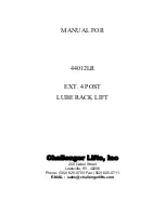 Preview for 1 page of Challenger Lifts 44012LR Manual