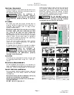Предварительный просмотр 3 страницы Challenger Lifts CL12 Series Installation, Operation & Maintenance Manual