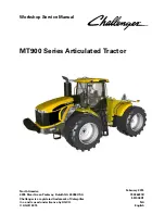 Preview for 1 page of Challenger MT900 Series Service Manual