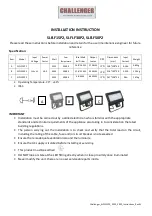 Challenger SLFLF15P2 Installation Instruction preview