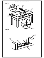 Preview for 4 page of CHAMBERLAIN GAME TABLES New York Night 3 In 1 Pool Table with Benches Assembly Instructions