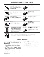 Preview for 34 page of Chamberlain 1000SDR 1/3 HP Owner'S Manual