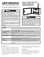 Chamberlain 1025 Owner'S Manual preview