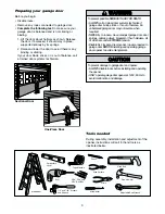 Preview for 3 page of Chamberlain 1265LMC 1/2 HP Owner'S Manual