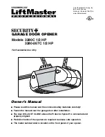 Chamberlain 3280-267C 1/2 HP Owner'S Manual preview