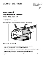 Chamberlain 3595LM 3/4 HP Owner'S Manual preview