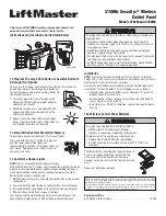 Предварительный просмотр 1 страницы Chamberlain 378LM Quick Start Manual