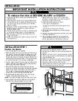 Preview for 7 page of Chamberlain 3800C Owner'S Manual