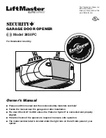 Chamberlain 3850PC Owner'S Manual preview