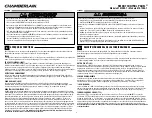 Preview for 5 page of Chamberlain 41A7305-1 Instruction Manual