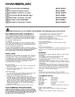 Preview for 1 page of Chamberlain 5002EX Manual