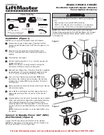 Предварительный просмотр 1 страницы Chamberlain 580LM Manual