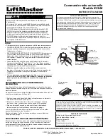 Preview for 2 page of Chamberlain 635LM - Sears LiftMaster Chamberlain Owner'S Manual